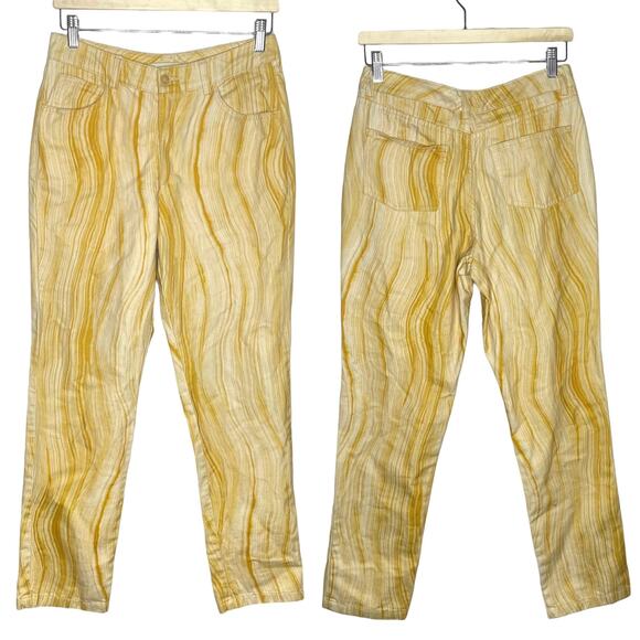 Paloma Wool High Waist Straight Leg Cotton Trousers Size 8 - Picture 4 of 13